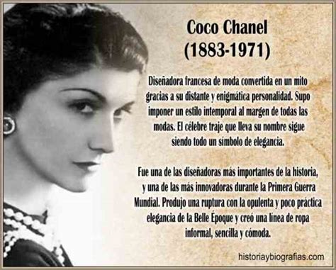 biografía de coco chanel